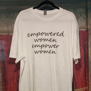 Empowered Women White T-Shirt